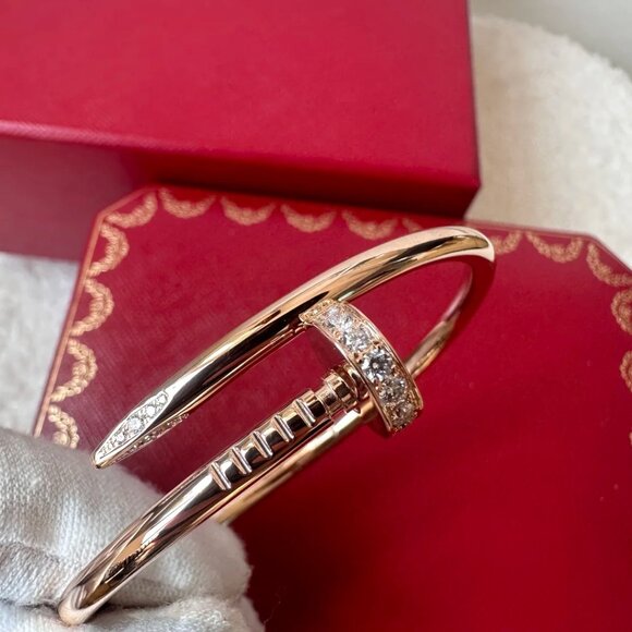 Cartier Rose Gold Nail Bracelet - Picture 2 of 9